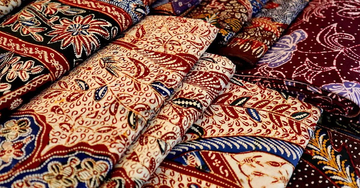 How to identify real batik fabric