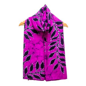 Violet Vine Batik Shawl